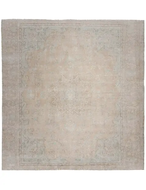 Beige Pakistan Persischer Vintage Teppich 296 x 296 cm