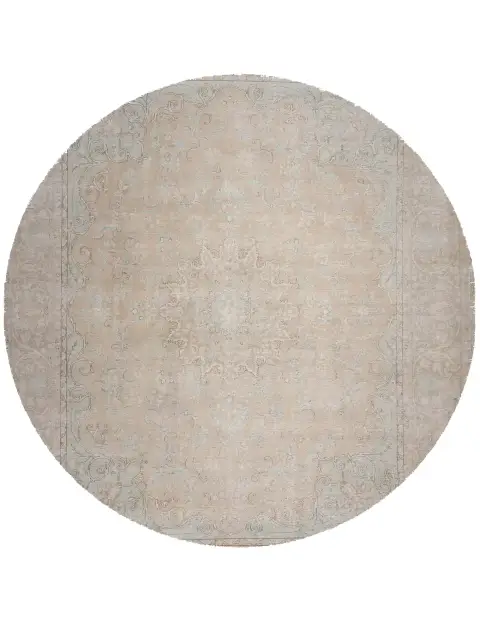 Beige Pakistan Persialaiset vintage matot 296 x 296 cm