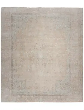 Beige Pakistan Persisk Vintagetæppe 350 x 296 cm