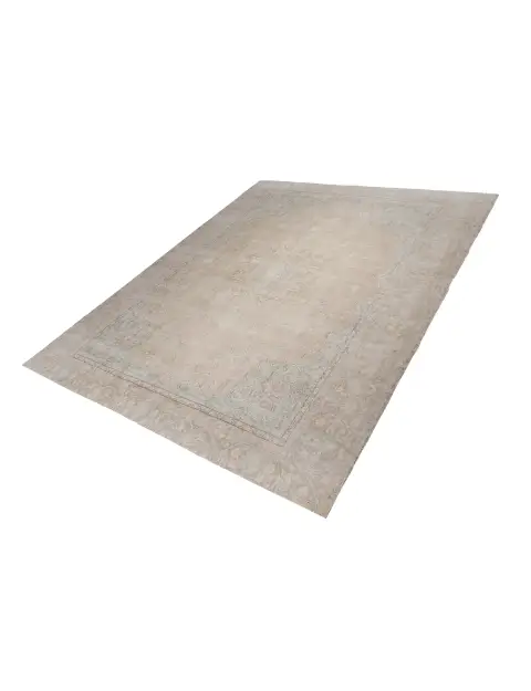 Beige Pakistan Perzisch Vintage Tapijt 350 x 296 cm - view 1