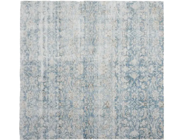 Blau Persien Persischer Vintage Teppich 174 x 174 cm