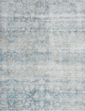 Blau Persien Persischer Vintage Teppich 174 x 174 cm - view 3