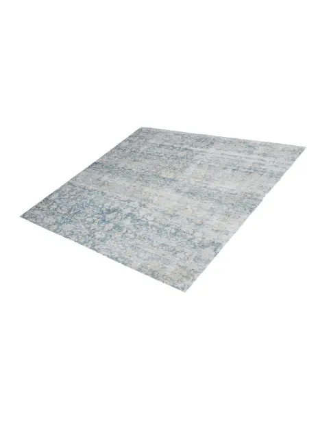 Bleu Persan Tapis Persan vintage 174 x 174 cm - view 1