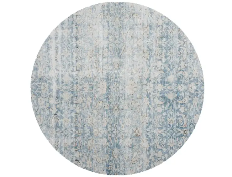 Grau Persien Persischer Vintage Teppich 174 x 174 cm