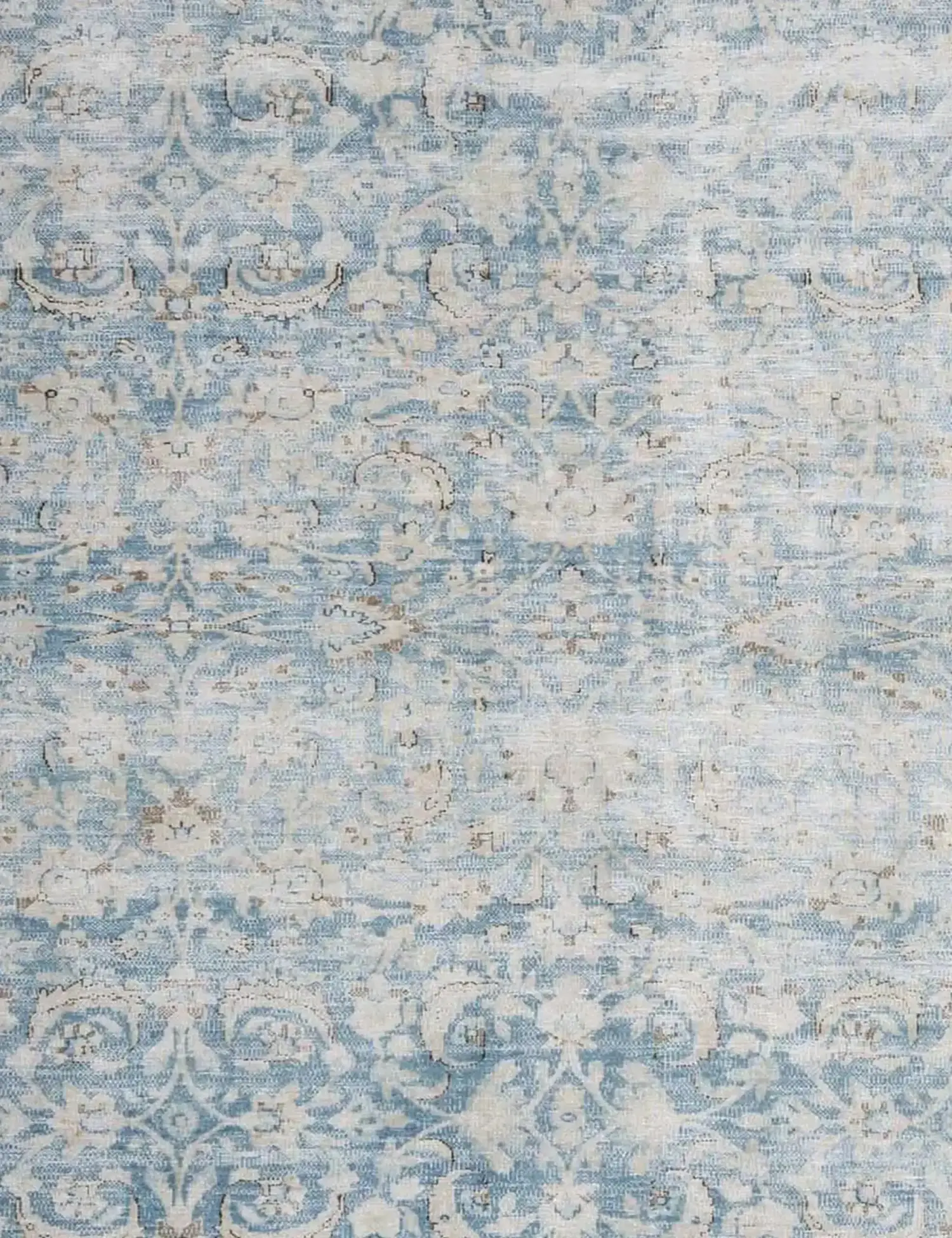 Grau Persien Persischer Vintage Teppich 240 x 174 cm - Einzigartiger handgefertigter Teppich
