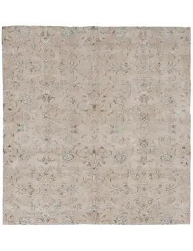 Beige Pakistan Persischer Vintage Teppich 173 x 173 cm