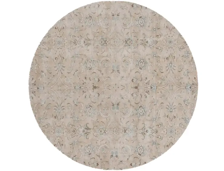 Beige text_origin_4 Persischer Vintage Teppich 173 x 173 cm