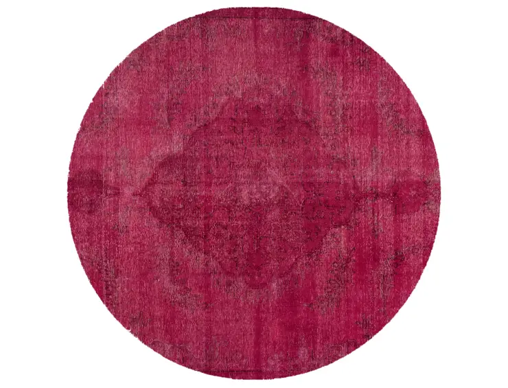Lila Persien Persischer Vintage Teppich 236 x 236 cm
