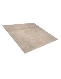 Beige Persien Persischer Vintage Teppich 186 x 186 cm - view 2