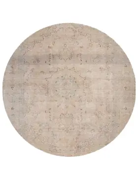 Beige Persien Persischer Vintage Teppich 186 x 186 cm