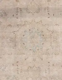 Beige Persien Persischer Vintage Teppich 186 x 186 cm - view 3