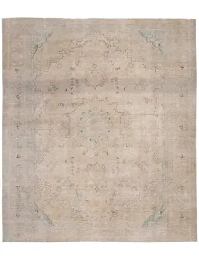 Beige Perzië Perzisch Vintage Tapijt 250 x 186 cm
