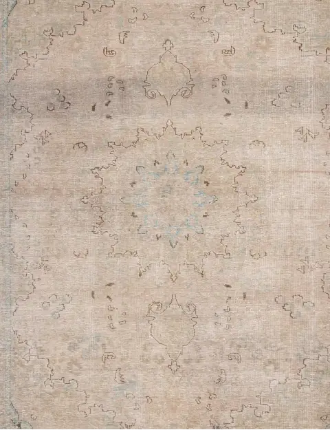 Beige Persien Persischer Vintage Teppich 250 x 186 cm - view 3