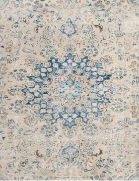 Beige Persien Persischer Vintage Teppich 157 x 157 cm - view 3
