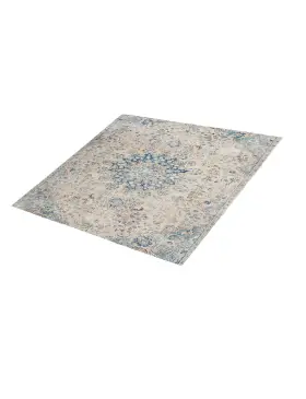 Beige Persien Persischer Vintage Teppich 157 x 157 cm - view 1