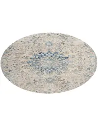 Beige Persien Persischer Vintage Teppich 157 x 157 cm - view 1
