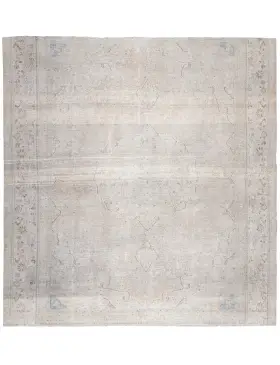 Grise Persan Tapis Persan vintage 286 x 286 cm