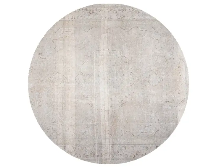 Grau Persien Persischer Vintage Teppich 286 x 286 cm