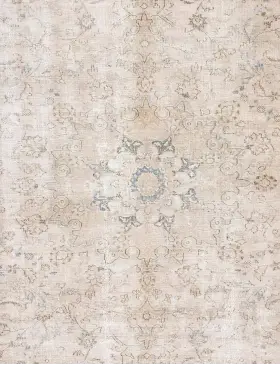 Beige Persien Persischer Vintage Teppich 180 x 180 cm - view 3