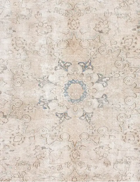 Beige Persien Persischer Vintage Teppich 180 x 180 cm - view 3