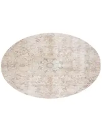 Beige Persien Persischer Vintage Teppich 180 x 180 cm - view 1