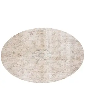 Beige Persien Persischer Vintage Teppich 180 x 180 cm - view 1