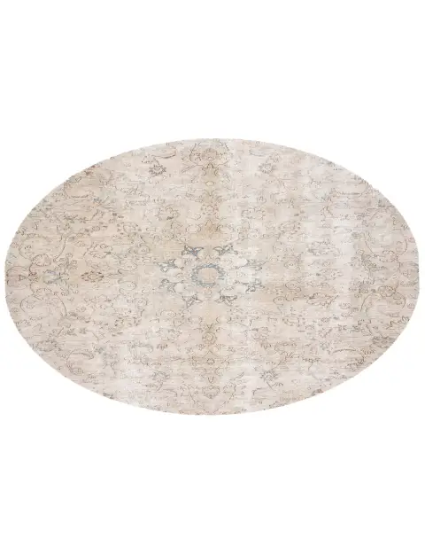 Beige Persien Persischer Vintage Teppich 180 x 180 cm - view 1