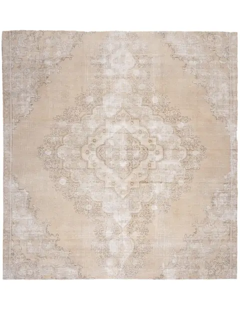 Beige Persien Persischer Vintage Teppich 226 x 226 cm