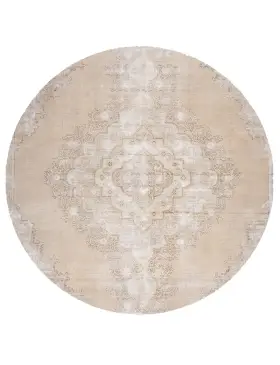 Beige Persien Persisk vintage matta 226 x 226 cm