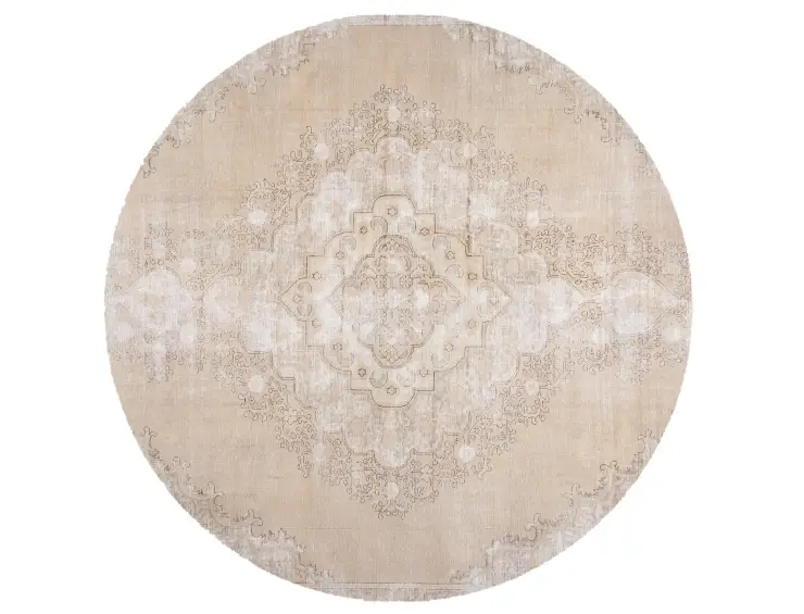 Beige Persien Persischer Vintage Teppich 226 x 226 cm
