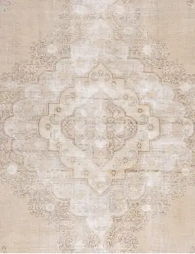 Beige Persien Persisk vintage matta 226 x 226 cm - view 3