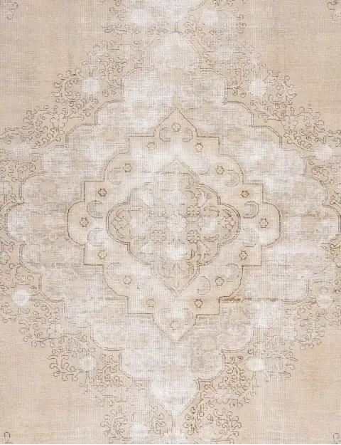 Beige Persien Persischer Vintage Teppich 226 x 226 cm - view 3