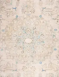 Beige Persien Persischer Vintage Teppich 206 x 206 cm - view 3