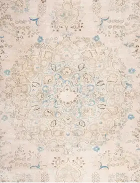 Beige Persan Tapis Persan vintage 206 x 206 cm - view 3