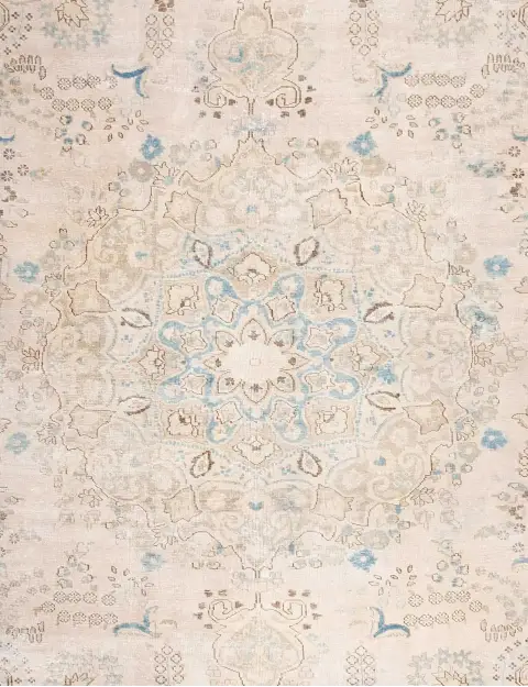 Beige Persien Persischer Vintage Teppich 206 x 206 cm - view 3