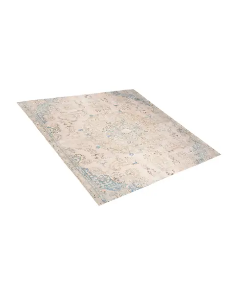 Beige Persien Persischer Vintage Teppich 206 x 206 cm - view 2