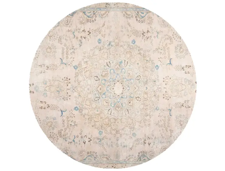 Beige Persien Persischer Vintage Teppich 206 x 206 cm