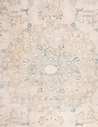 Beige Persien Persischer Vintage Teppich 206 x 206 cm - view 3