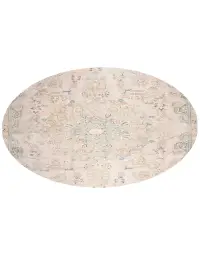 Beige Persien Persischer Vintage Teppich 206 x 206 cm - view 1