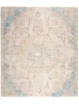 Beige Persien Persischer Vintage Teppich 250 x 206 cm