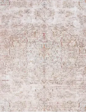 Grise Persan Tapis Persan vintage 150 x 150 cm - view 3