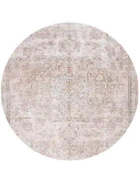 Grijs Perzië Perzisch Vintage Tapijt 150 x 150 cm