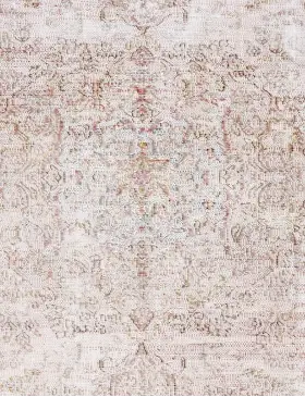 Grijs Perzië Perzisch Vintage Tapijt 150 x 150 cm - view 3
