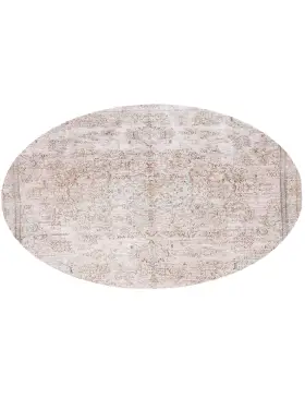 Grijs Perzië Perzisch Vintage Tapijt 150 x 150 cm - view 1