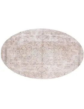 Grijs Perzië Perzisch Vintage Tapijt 150 x 150 cm - view 2