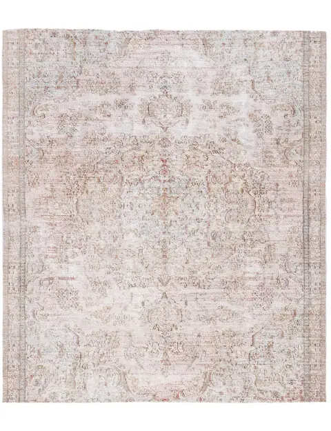 Grau Persien Persischer Vintage Teppich 200 x 150 cm