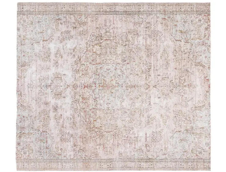 Grau Persien Persischer Vintage Teppich 200 x 150 cm