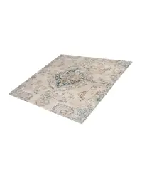 Beige Persien Persischer Vintage Teppich 123 x 123 cm - view 1