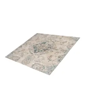 Beige Persia Persisk vintage teppe 123 x 123 cm - view 1