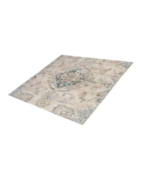 Beige Persan Tapis Persan vintage 123 x 123 cm - view 1